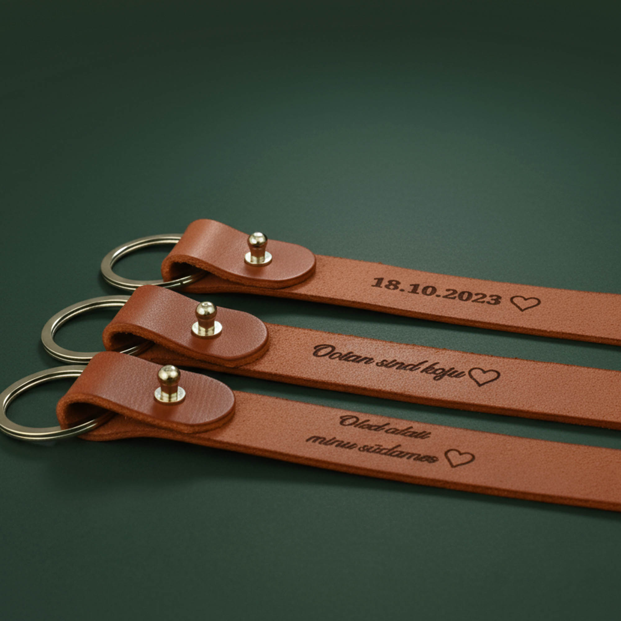 Peidetud sõnumiga personaliseeritud võtmehoidja