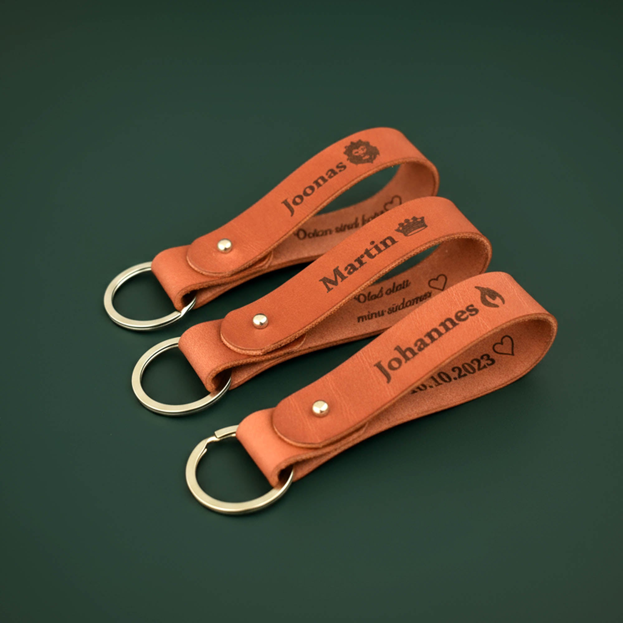 Peidetud sõnumiga personaliseeritud võtmehoidja